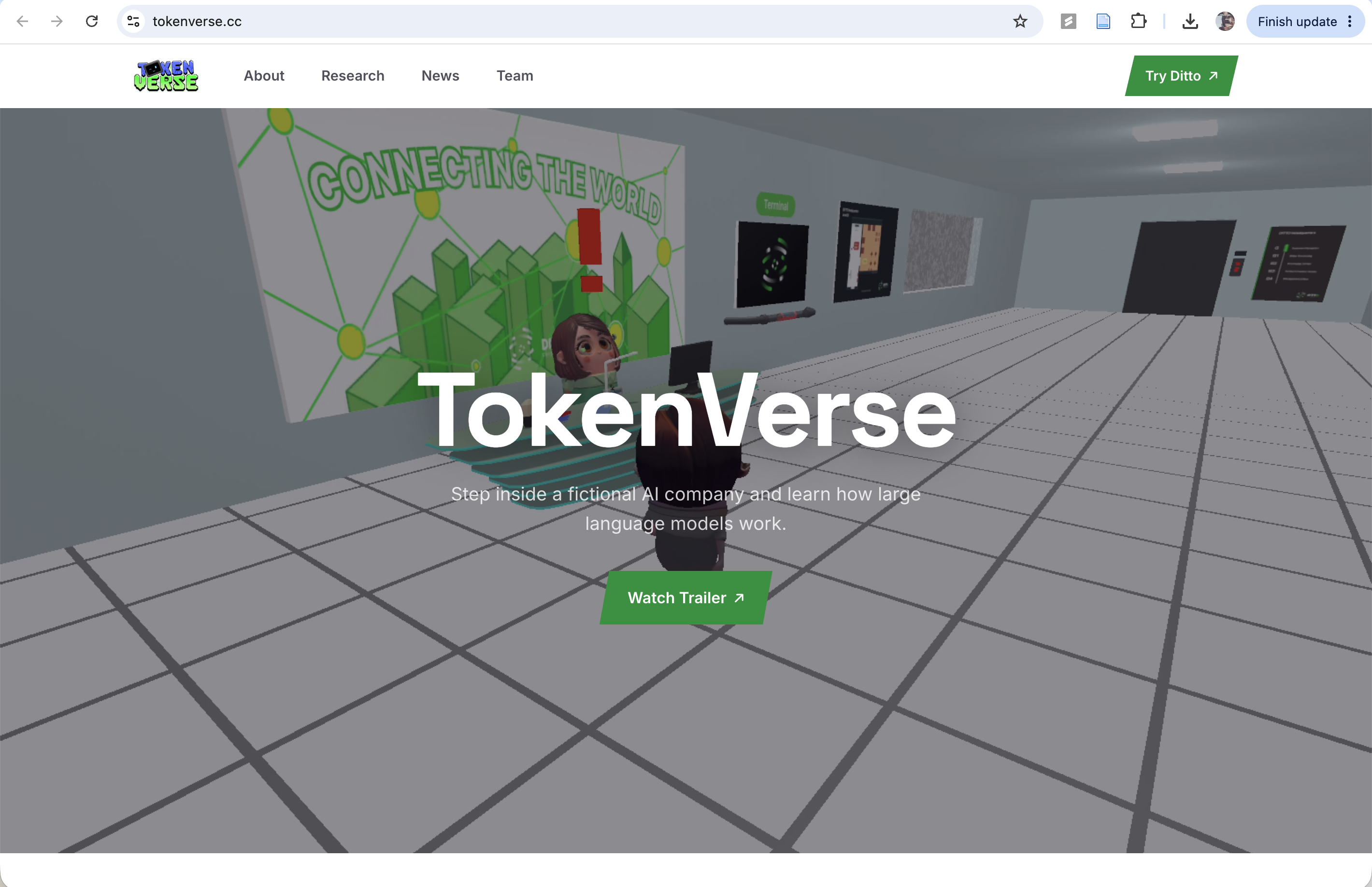 TokenVerse website preview